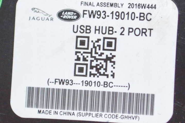 фото №6, Land rover range rover evoque l538 usb hub 2 port модуль управляющий fw93-1901