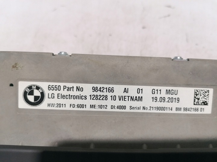 фото №8, Bmw g11 g12 lci рестайлінг монітор mgu cid 10,25" 9842166