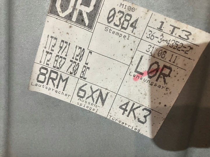 фото №9, Дверь правые перед передние правые touran 1t3 10-15