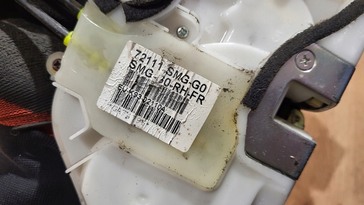 фото №12, Замок правые перед honda civic viii 8 ufo hb 5d 7 pin европа