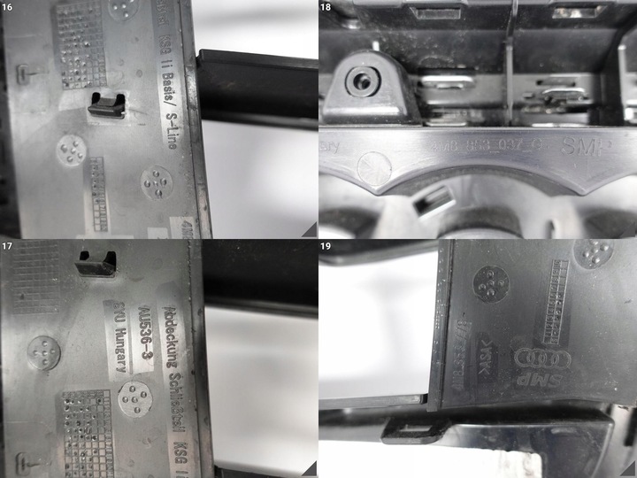 фото №11, Audi sq8 q8 4m8 18- бампер решітка радіатора решітка рамка