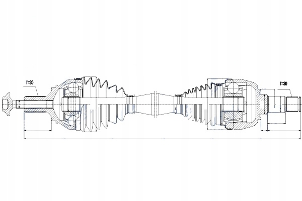 фото №10, Nty полуось приводная mercedes 160cdi-220cdi a w176 b w246 11- cla c117