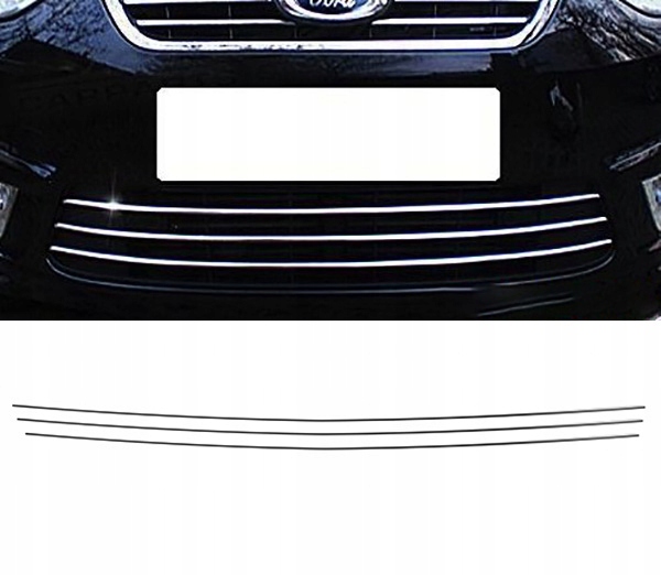 фото №1, Ford galaxy mk ii wa6 - планки хром решётка радиатора решётка