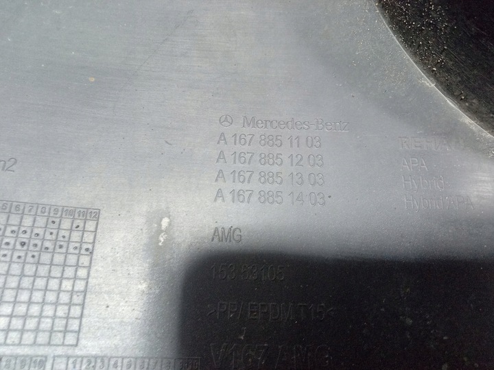 фото №14, Mercedes gle 63 amg w167 бампер зад задний комплектный a1678851103 896