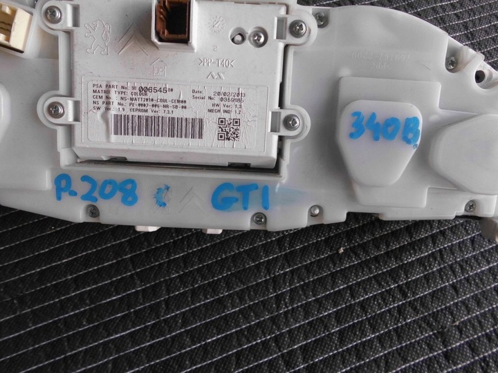 фото №5, Спідометр  прилади peugeot 208 1.6 gti 200 9800654580