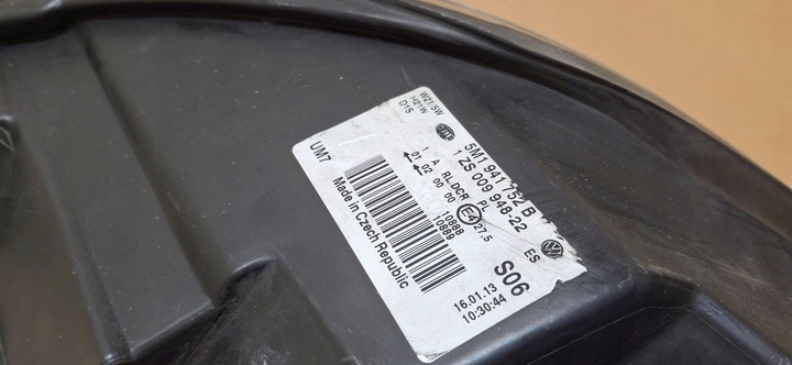 фото №14, Лампа перед передня права vw golf vi plus bi-xenon 5m1941752b