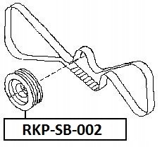 фото №3, Колесо пасове вала колінчастого legacy forester impreza