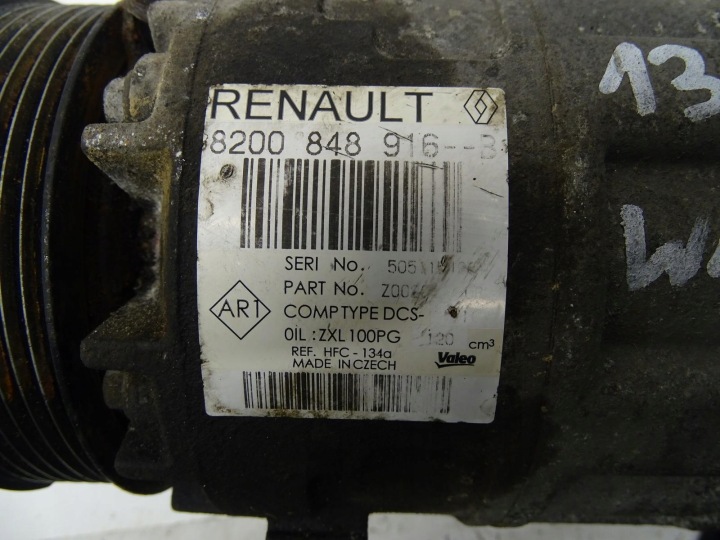 фото №10, Компресор кондиціонера 8200848916b 2.3 dci renault master iii