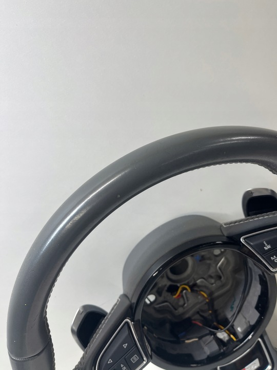 фото №6, Audi s8 руль кожа с подогревом лепестки 4h0419091al