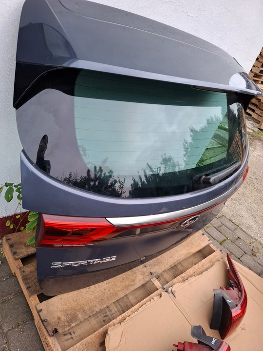 фото №9, Kia sportage iv 4 15-18 комплектний зад бампер кришка gt-line d7 сірий