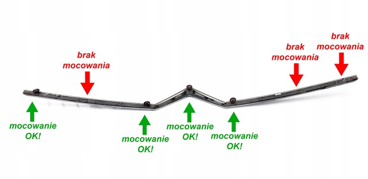фото №11, Citroen c5 i igen планка хром хромована капота капот решітка радіатора перед передня