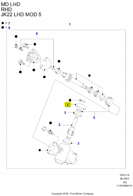 фото №7, Тримач, рейка кермова ford ranger 2002-2011 oem номер 4958213
