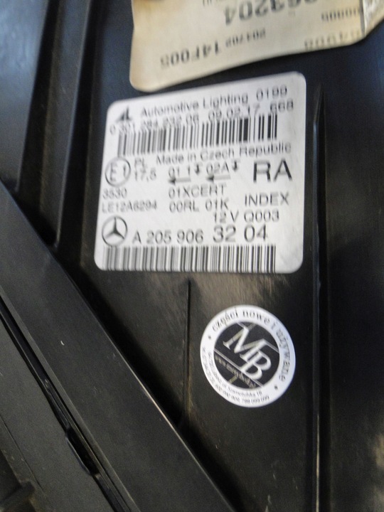 фото №10, Mercedes c клас 205 w205 лампа передня права ils led 63 c63s amg