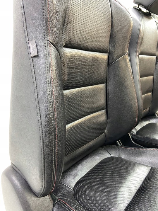 фото №14, Сиденья диван зад кожа комплект красная нитка mazda cx5 cx-5 i 2012-2017r.