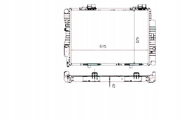 фото №1, Nrf радиаторов двигателя mercedes c w202 2.8/3.6 05