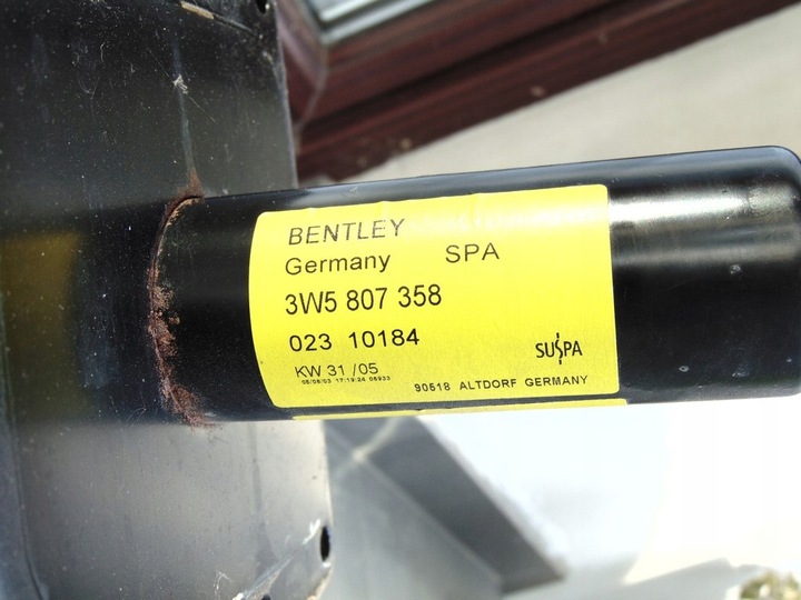 фото №8, Балка підсилювач бампера зад bentley continental gt, flying spur 03-13r