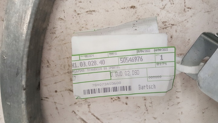 фото №10, Alfa romeo giulia петлі кришки зад 2016-2023r new