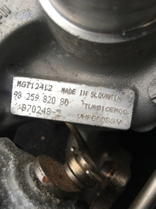 фото №5, Turbosprężarka citroen peugeot 1.2 thp 9825982080