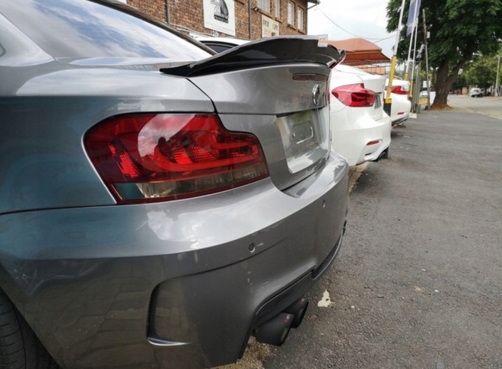 фото №12, Bmw e82 2007-2014 спойлер psm зад кришки багажника спойлер спойлер чорний