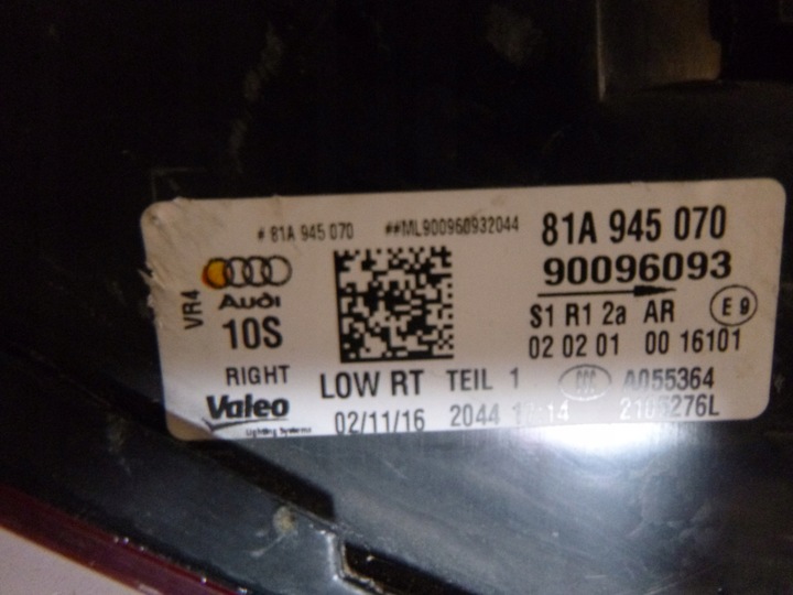 фото №3, Лампа зад лампы зад правая audi q2