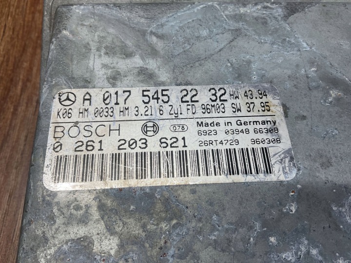 фото №13, Блок управления  ecu двигателя перед mercedes-benz e w124 0175452232
