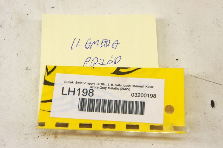 фото №5, Lh198 suzuki swift vi mk8 камера радар 33991-52r04