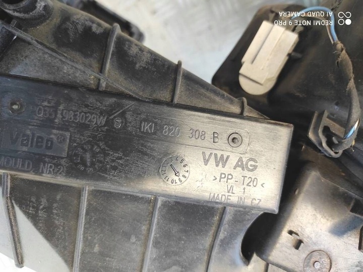 фото №7, Volkswagen golf vi воздуходувка отопитель европа 1k1820308b 1k1820015g