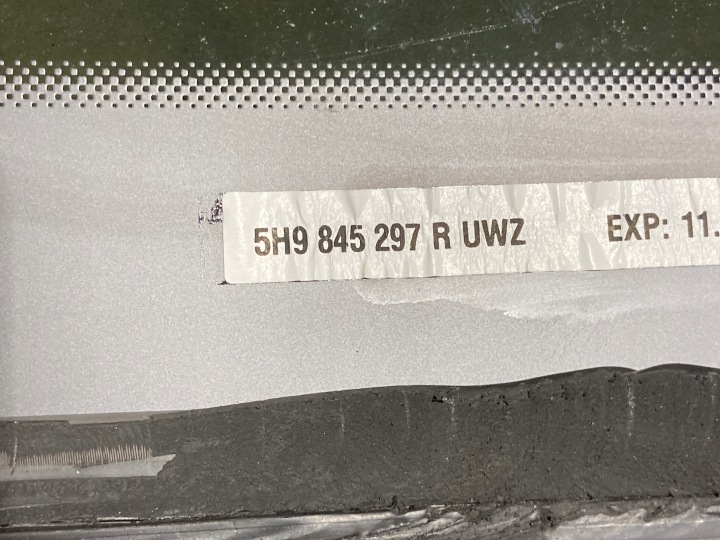 фото №8, Стекло кузова левая vw golf viii 8 универсал 2021 as3