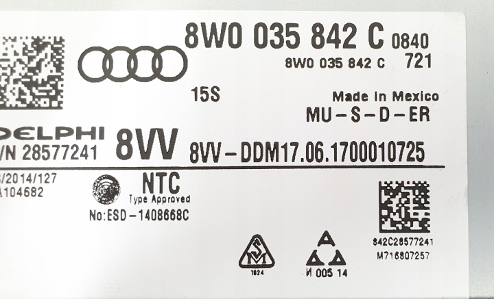 фото №9, Модуль навигации mib audi a4 a5 q5 8w0035842c
