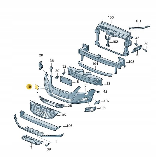 фото №1, Заглушка ушка фаркоп бампера vw tiguan aso