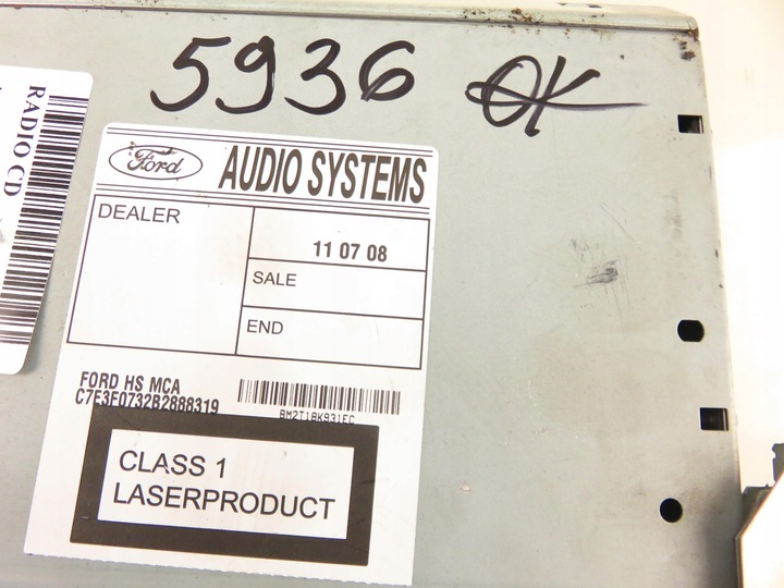 фото №14, Радио навигация ford s-max i wa6 bm2t18k931ec