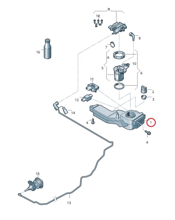 фото №8, Vw sharan seat alhambra бак жидкости adblue oem номер 7n0131878d оригинальная запчасть новый