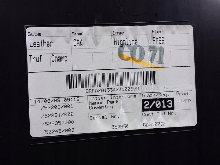 фото №10, Jaguar xf i x250 оббивка двері перед права