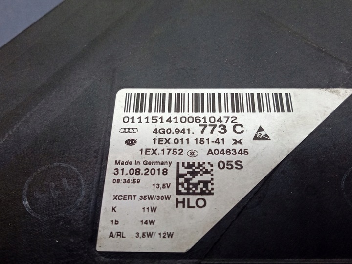 фото №5, A6 c7 фара лівий led matrix eu 4g0941773c