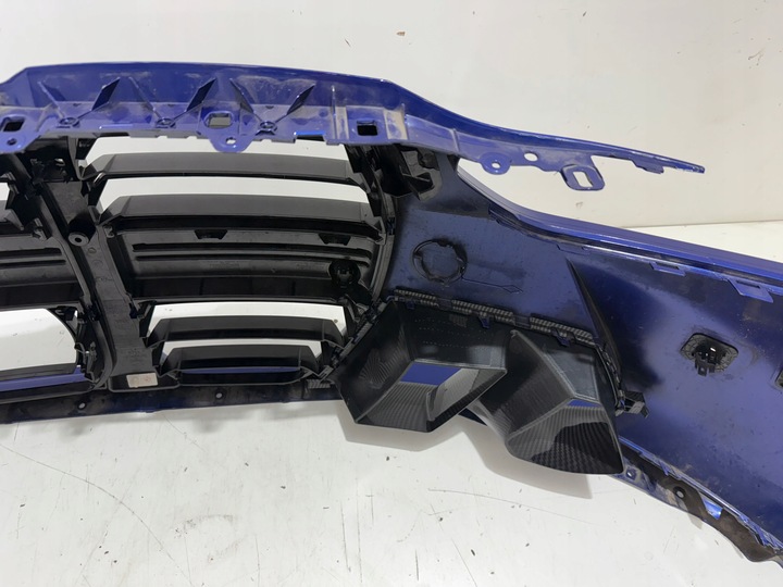 фото №13, Bmw m3 m4 g80 g82 бампер переднє решітка радіатора ідеальний стан portimao блакитний w колір !