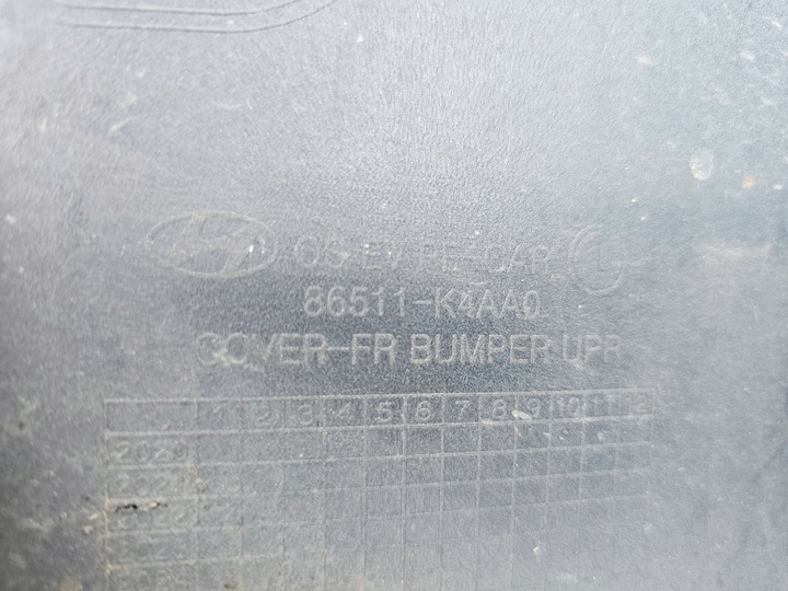 фото №11, Бампер hyundai kona ev електричний рестайлінг 2020-2023 перед переднє 86511-k4aa0