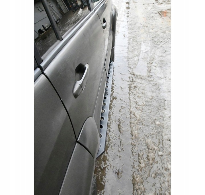 фото №8, Пороги сталеві бічні otworowe toyota land cruiser 120 rock slider off дорога