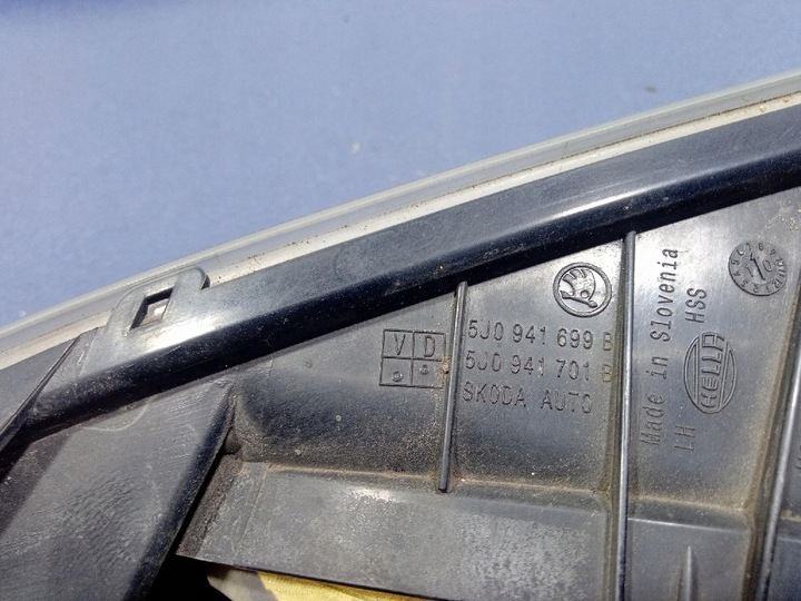 фото №4, Skoda fabia ii рестайлінг галоген лівий перед eu 5j0941699b