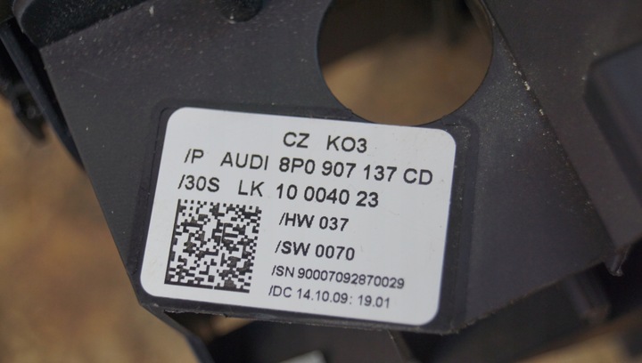 фото №9, Перемикач комбінований стрічка audi a3 8p 8p0907137cd