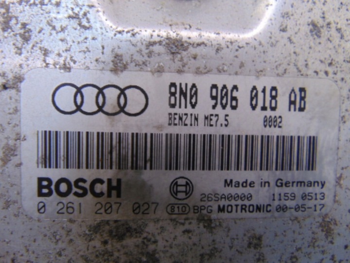 фото №6, Audi tt 1.8 20vt компютер двигуна 8n0906018ab