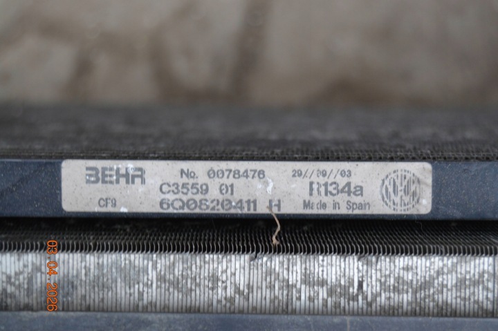 фото №10, Комплект радіатор volkswagen polo iv 9n3 6q0820411 6q0121253q 151190070f03