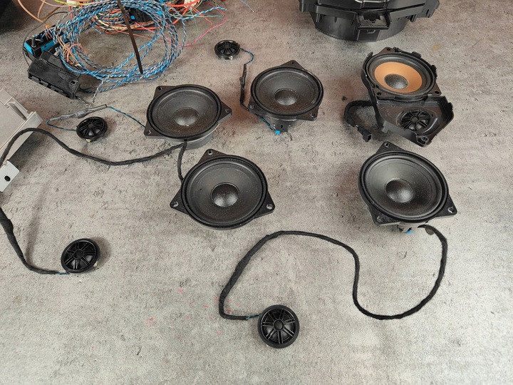 фото №9, Озвучення динаміки hifi джгут підсилювач bmw x5 e70 9240136 комплект