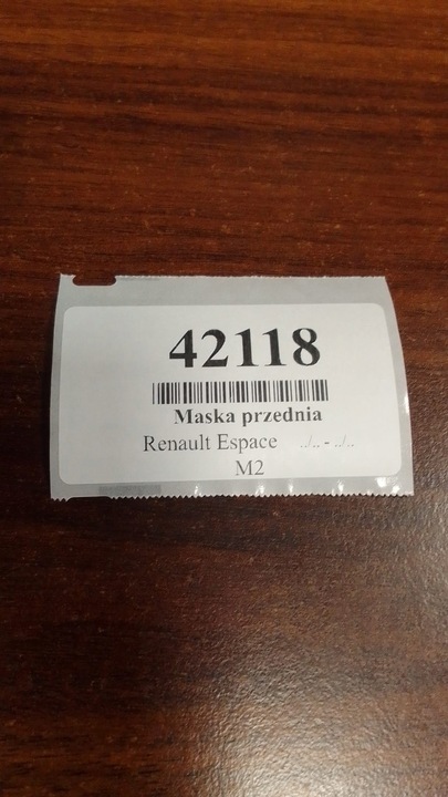 фото №9, Renault espace iv капот крышка двигателя ted47