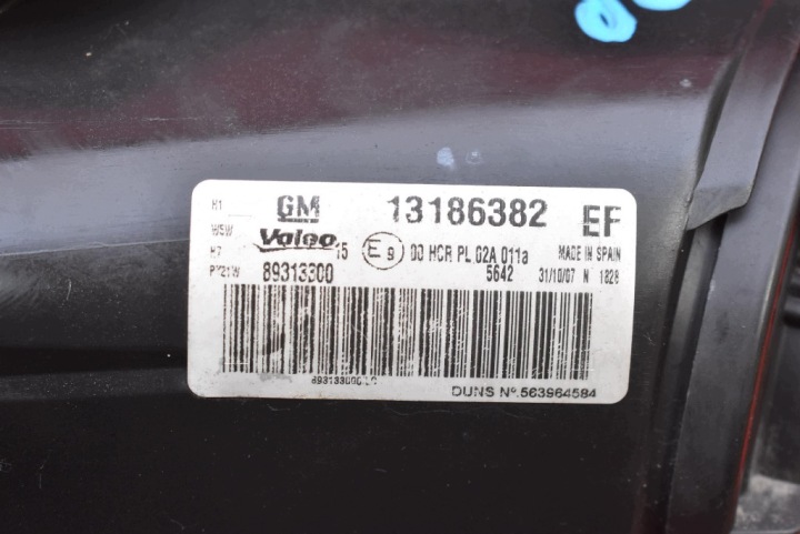 фото №12, Фара правое фара передняя eu 13186382 opel corsa d 06-11