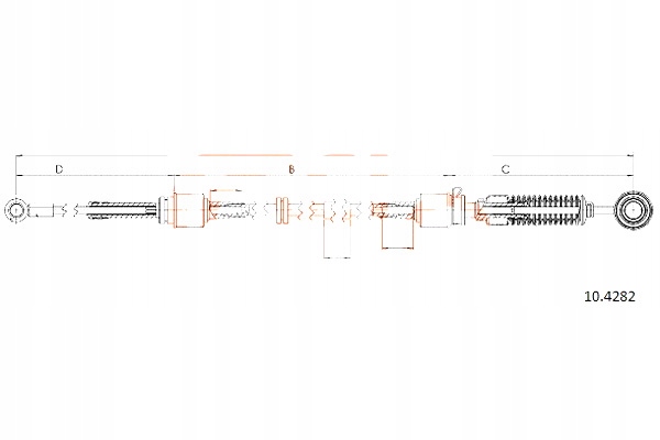 фото №2, Трос zm.biegow mini 01- дизель трос