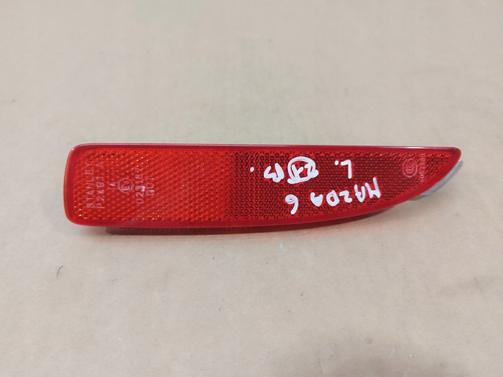 фото №5, Відбивач лампа права + ліва бампер зад mazda 6 iii gj sedan 2012-2014