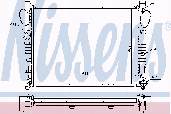 фото №14, Радиаторов воды nissens 62774a