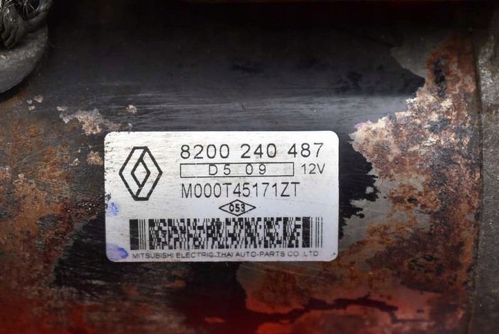 фото №9, Стартер тест 8200240487 dacia logan 1 i 1.4 8v 75 km 04-08