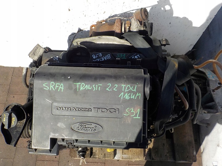 фото №7, Ford transit mk7 2.2 tdci 116km двигатель srfa комплектный