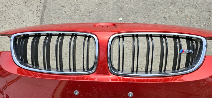 фото №11, Bmw m3 m4 f80 бампер решітка радіатора